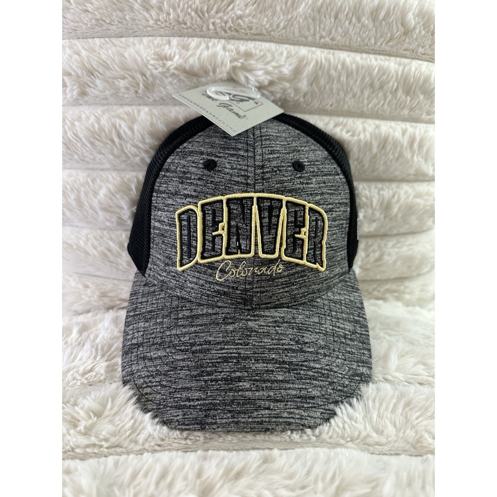 The Game Hat Men's L/Xl Denver Colorado Buffalos Black Gray New NWT